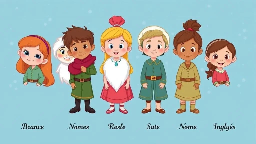 Conheça Quais os Nomes dos Sete Anões em Português e Inglês