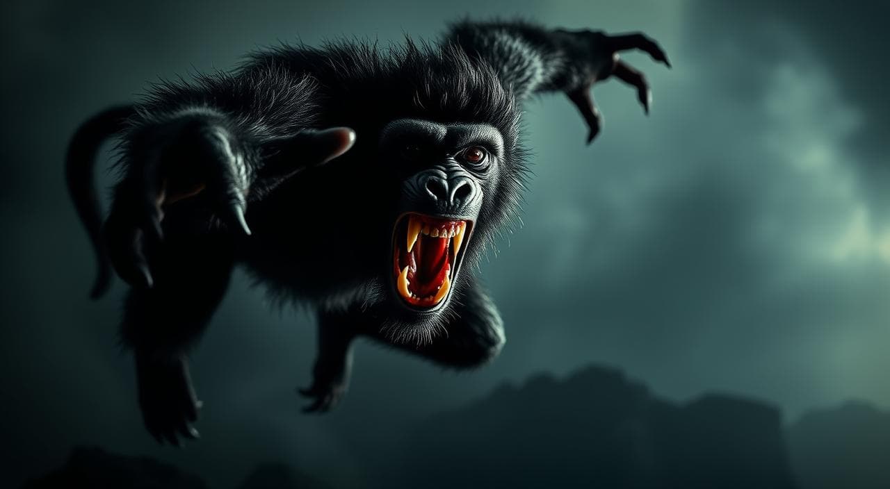 sonhar com macaco atacando