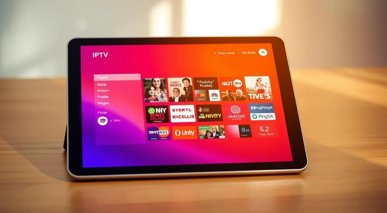 Teste IPTV para Tablet