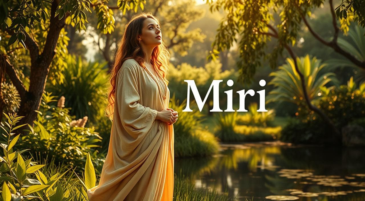 qual o significado do nome miriã