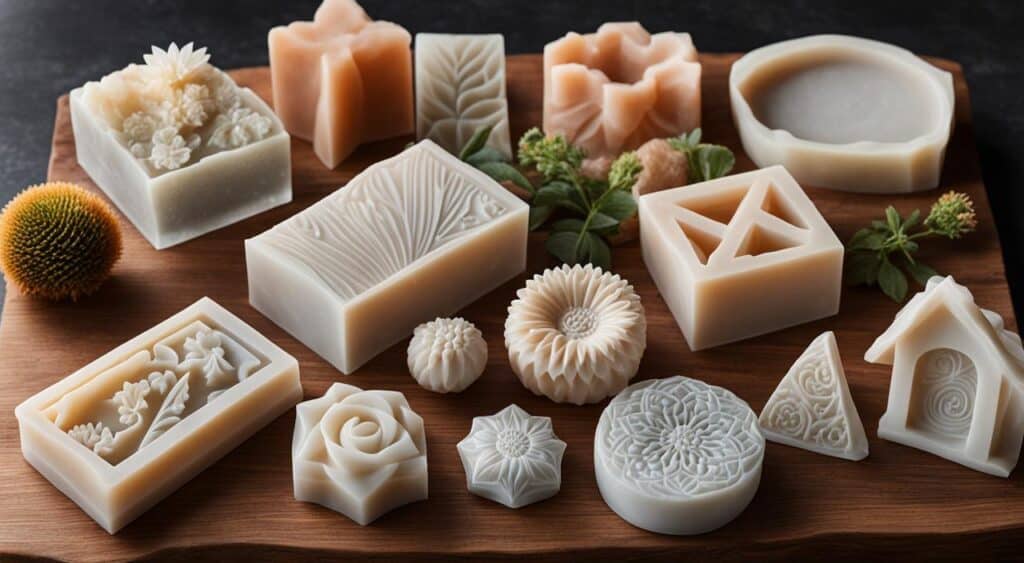 Moldes para sabonetes artesanais