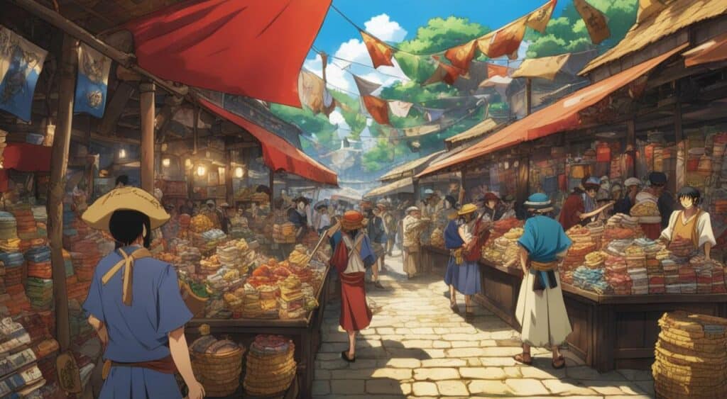 mercado de livros de one piece