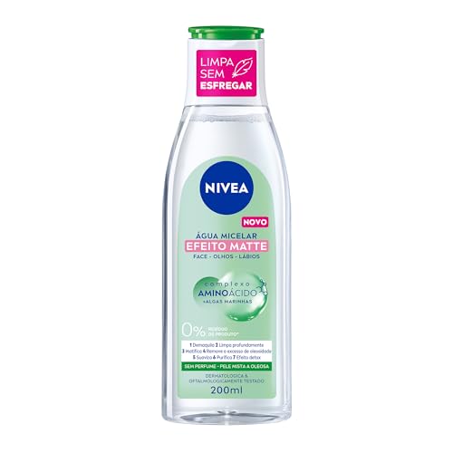 NIVEA Água Micelar Solução de Limpeza 7 em 1 Efeito Matte