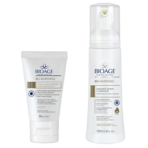 Kit Clareador Íntimo - Creme + Sabonete - BIOAGE