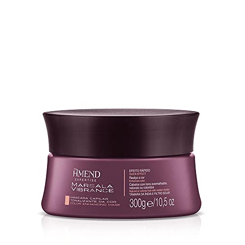 Máscara Amend Expertise Cuidado Da Cor, 300g, Specialist Blonde, Black Illuminated, Cobre Effect, Marsala Vibrance, Castanho Brilliant, Red Revival (Marsala Vibrance)