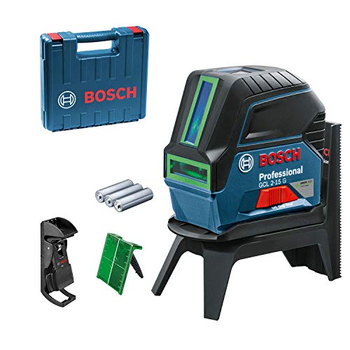 Bosch Nível A Laser De Linhas Verdes Gcl 2-15 G Em Maleta Azul