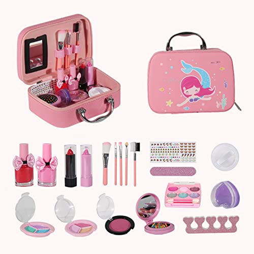 ERYUE kit de maquiagem infantil para menina,Kit de maquiagem para meninas