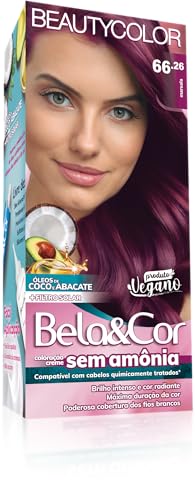 BELA&COR Beauty Color Tintura Bela&Cor Kit Sem Amonia 66.26 Marsala