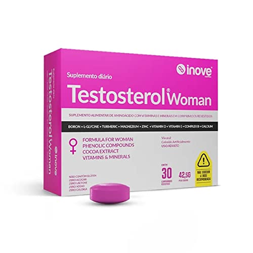 Testosterol Woman, 30 Comprimidos, Inove Nutrition