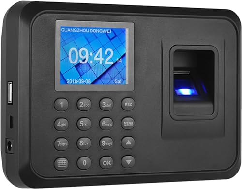 Relógio De Ponto Biométrico Impressão Digital Eletrônico - Tomate
