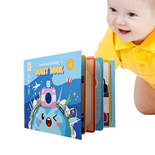Livro ocupado da criança | atividades tranquilas para crianças 3 a 5 anos - Livro Montessori Brinquedos Ocupados Livro Educacional para Bebês, Brinquedos para Jardim Ecoticfate
