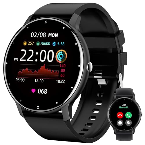 Smartwatch Relógio Inteligente para Android IOS Tela Full Touch 1.28' Resistente à Água IP67 com Modos Esportivos e Recebimento de Notificações