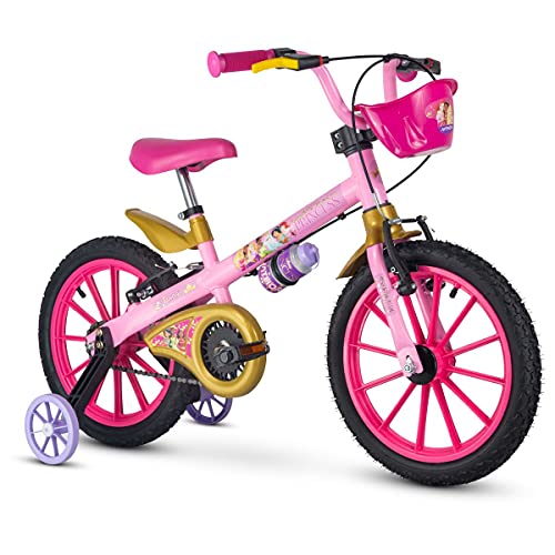 Nathor Bicicleta Infantil Aro 16 Disney Princesas