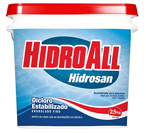 Balde cloro granulado Hidrosan Plus HidroAll - 2,5 kg