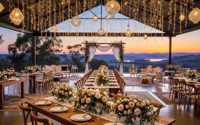 Dicas de decoração e inspiração para o local de seu casamento