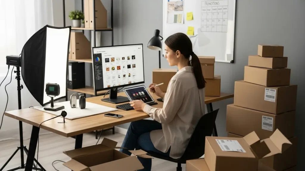 O que faz um auxiliar de e-commerce