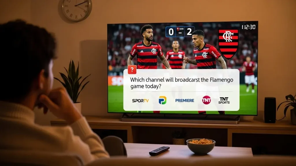 Qual canal vai passar o jogo do Flamengo hoje