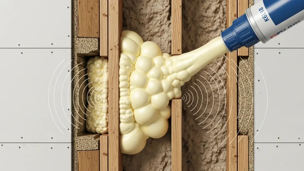 Melhor espuma expansiva para isolamento acústico