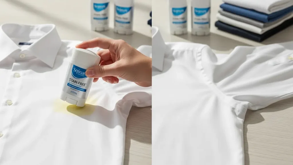 Qual o melhor desodorante masculino que não mancha roupa