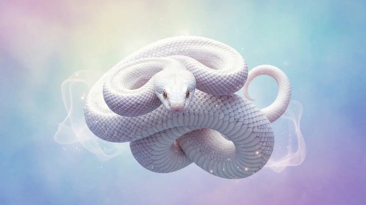 Sonhar com cobra branca