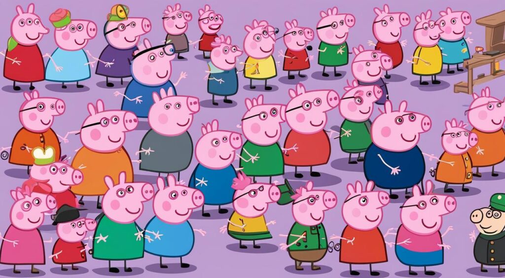 personagens Peppa Pig