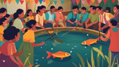 porque tem pescaria nas brincadeiras de festa junina