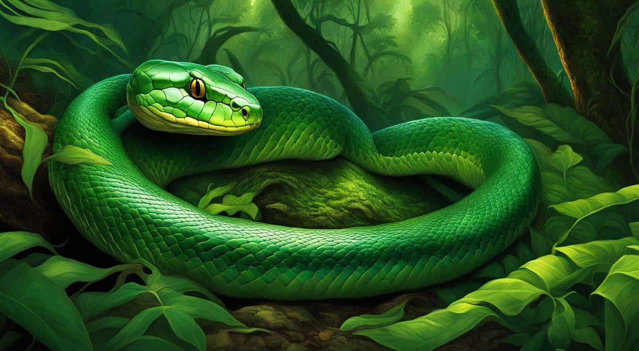 sonhar com cobra verde o que isso significa