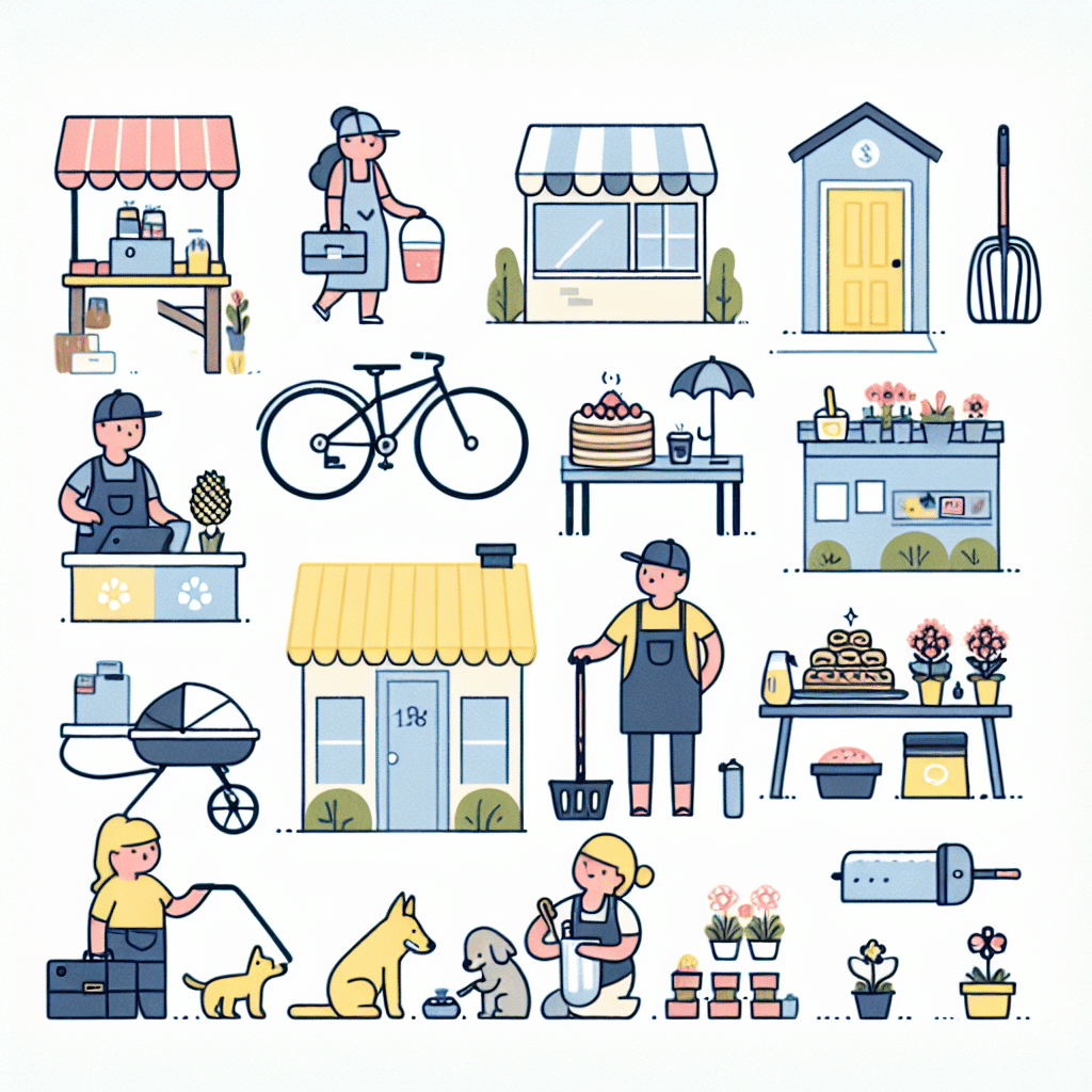 Oito negócios simples para lucrar dinheiro -