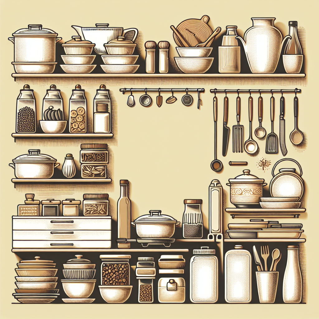 Dicas práticas para organizar sua cozinha de forma eficiente -