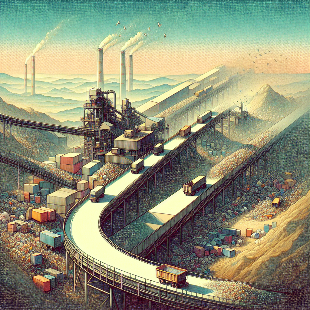 Esteira de arraste e sua importância no transporte de resíduos industriais -