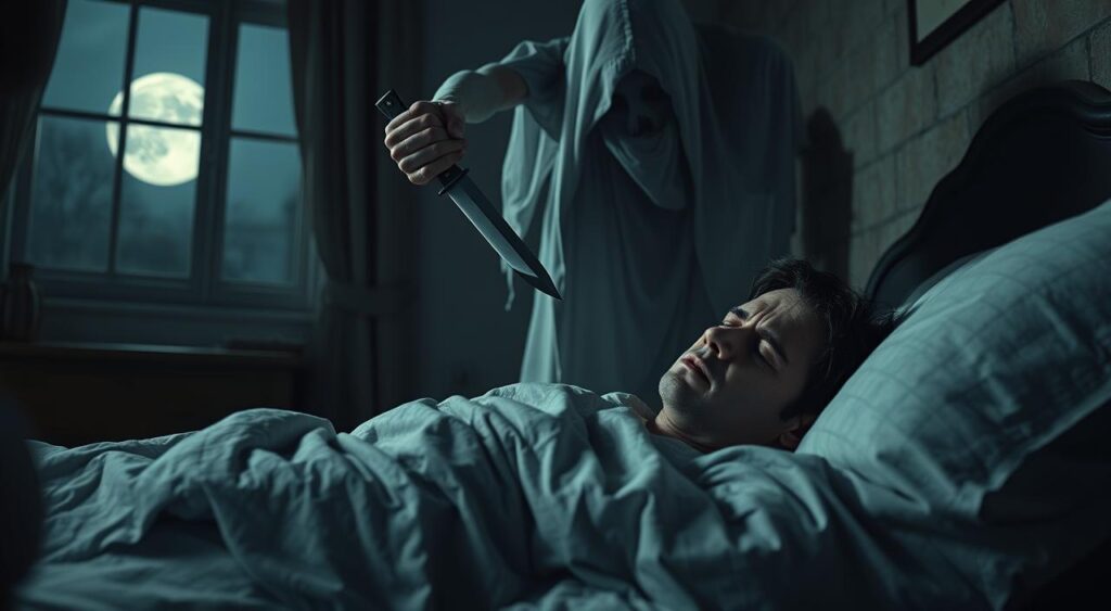 significado sonhar facada barriga