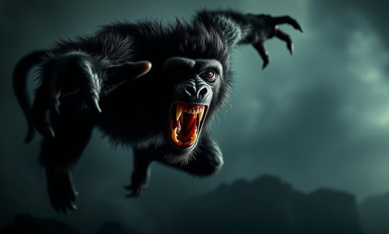 sonhar com macaco atacando