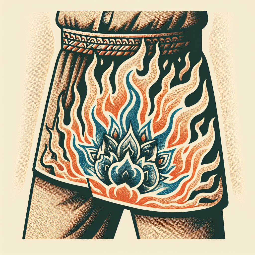 Tatuagem de fogo na virilha: significados e interpretações