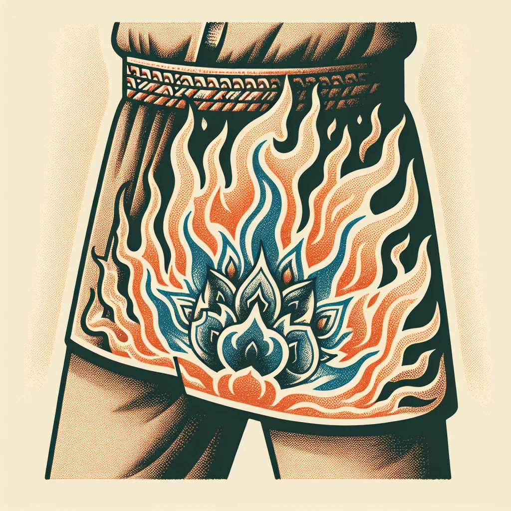 Tatuagem de fogo na virilha: significados e interpretações