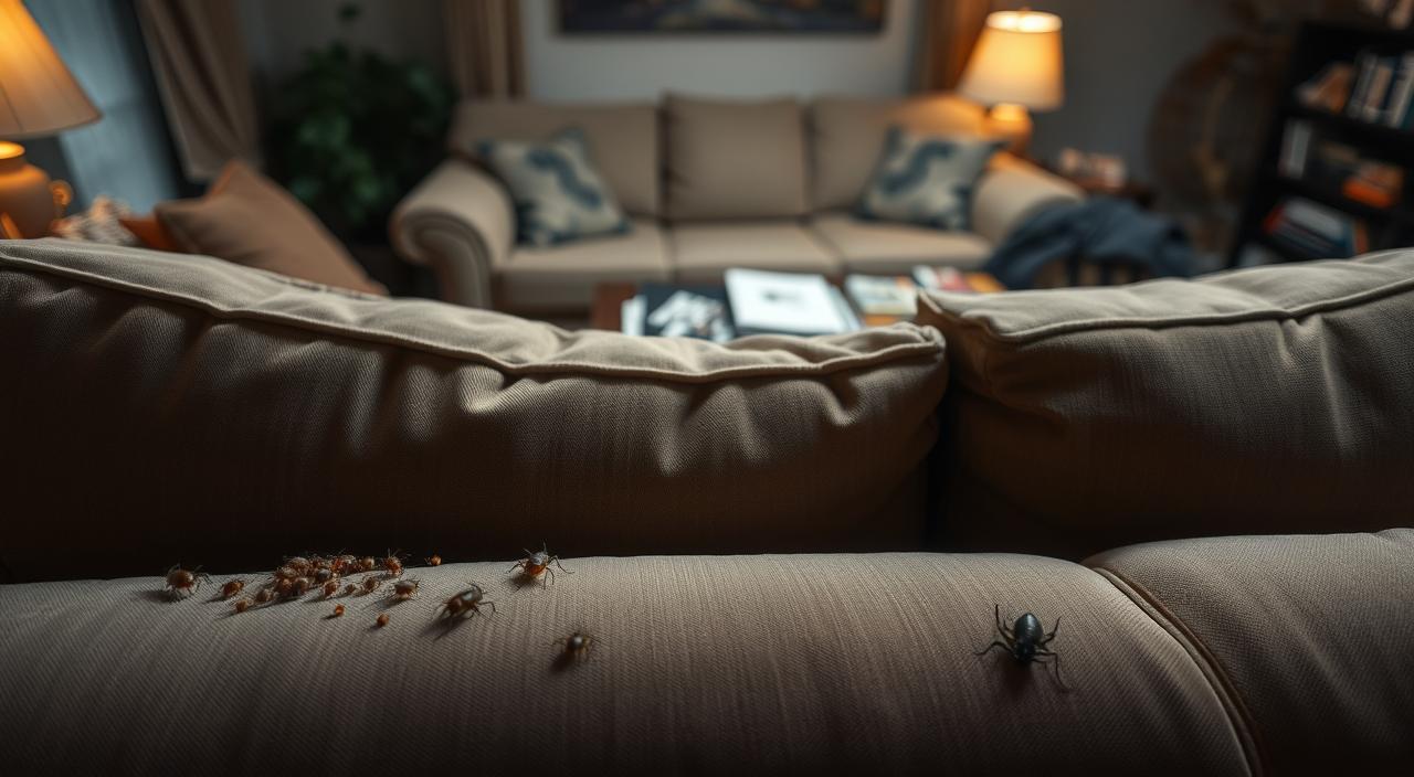 Insetos mais comuns em sofás