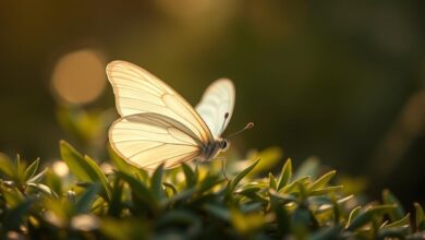 simbolismo da borboleta branca