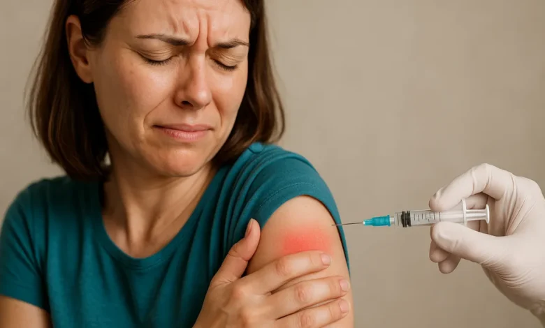 Injeção doendo depois de meses: quando é normal e quando preocupar
