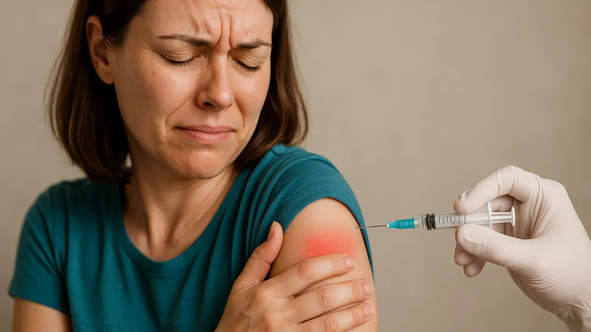 Injeção doendo depois de meses: quando é normal e quando preocupar