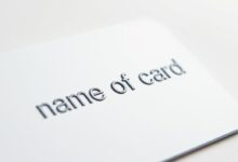 o que é nome do cartão