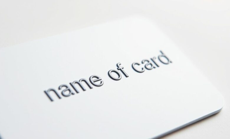 O que é nome do cartão: definição e exemplos o que é nome do cartão