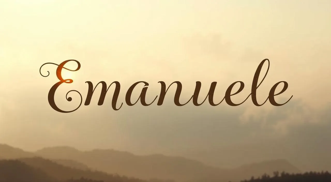 Qual é o significado do nome Emanuele: origem e sentido