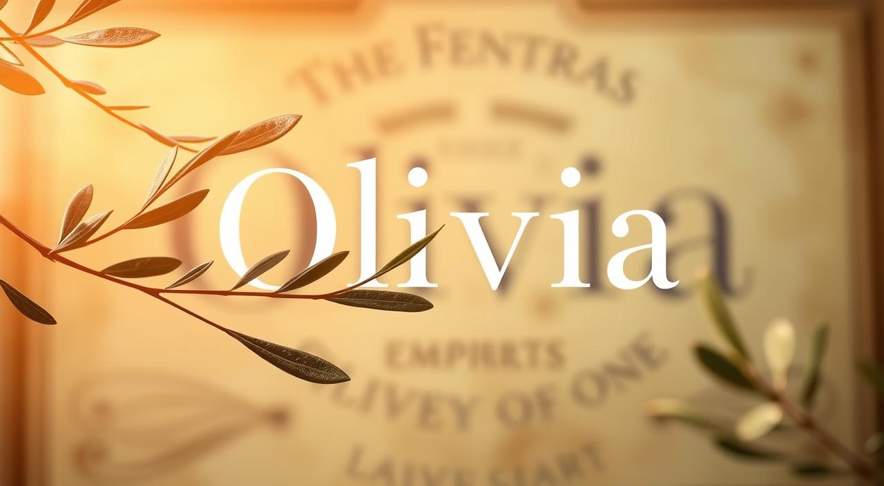 qual o significado do nome olivia
