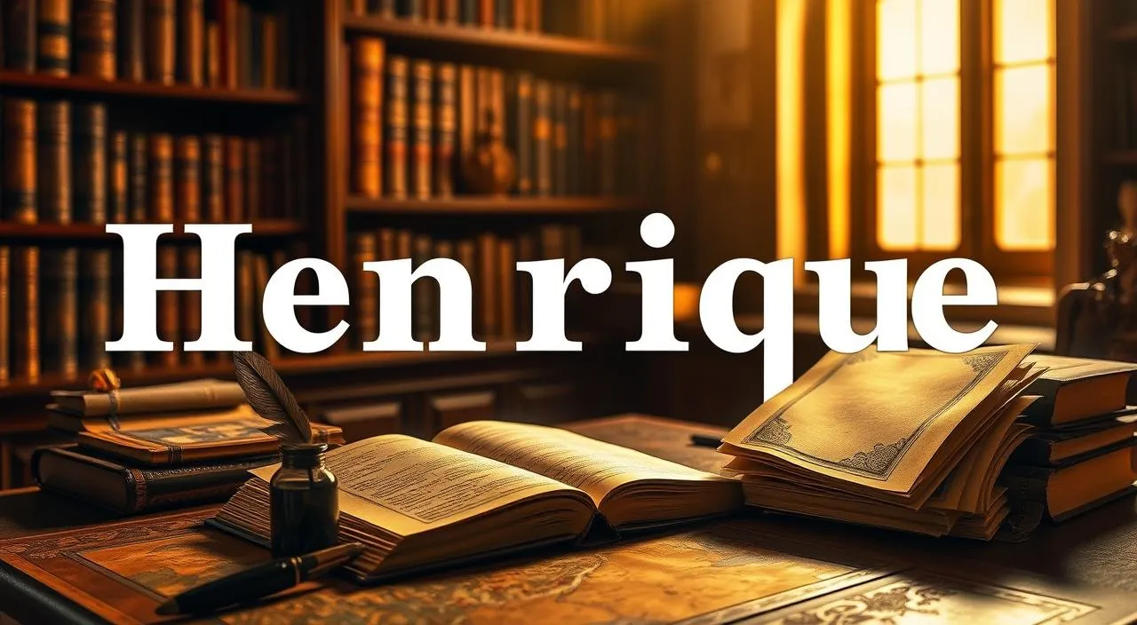 Qual significado do nome Henrique: origem e traços