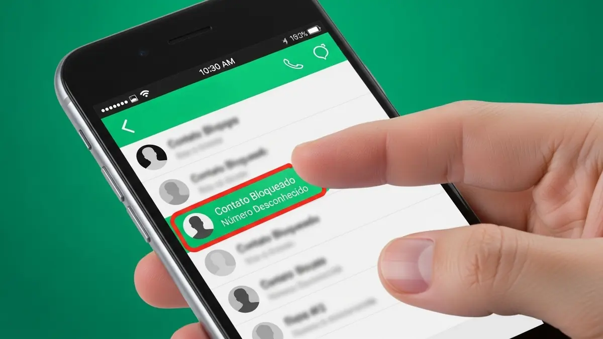 Como acessar mensagens de contatos bloqueados no WhatsApp