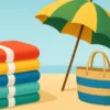 Quantas toalhas de praia comprar para família em viagem
