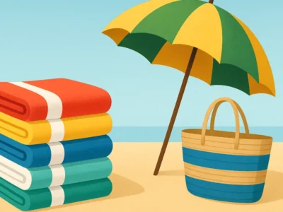 Quantas toalhas de praia comprar para família em viagem