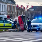 Accidente em Brest deixa três feridos leves