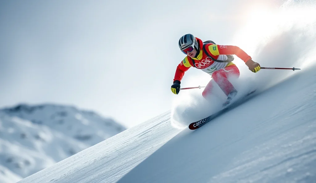 Adam Siao Him Fa brilha no esqui alpino em Milão Cortina 2026