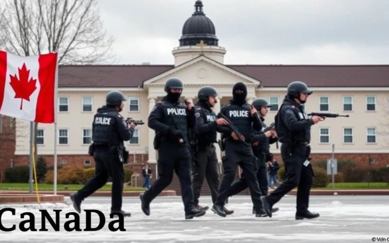 Ataque a tiros em escola no Canadá deixa 10 mortos