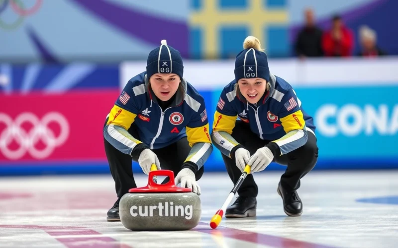 EUA avança no curling duplas mistas nas Olimpíadas de Inverno 2026